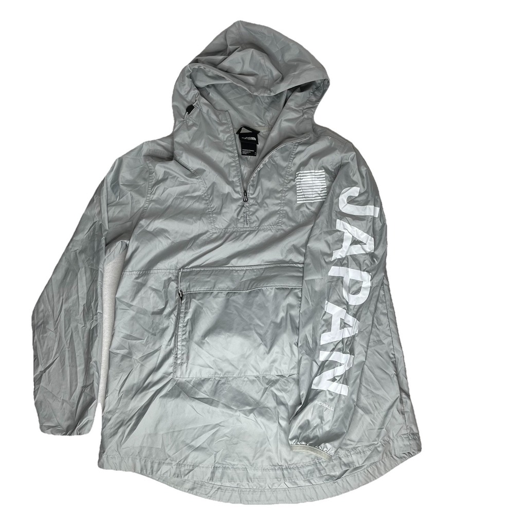The North Face Women's‎ S Pullover Packable Windbreaker Jacket Gray Japan